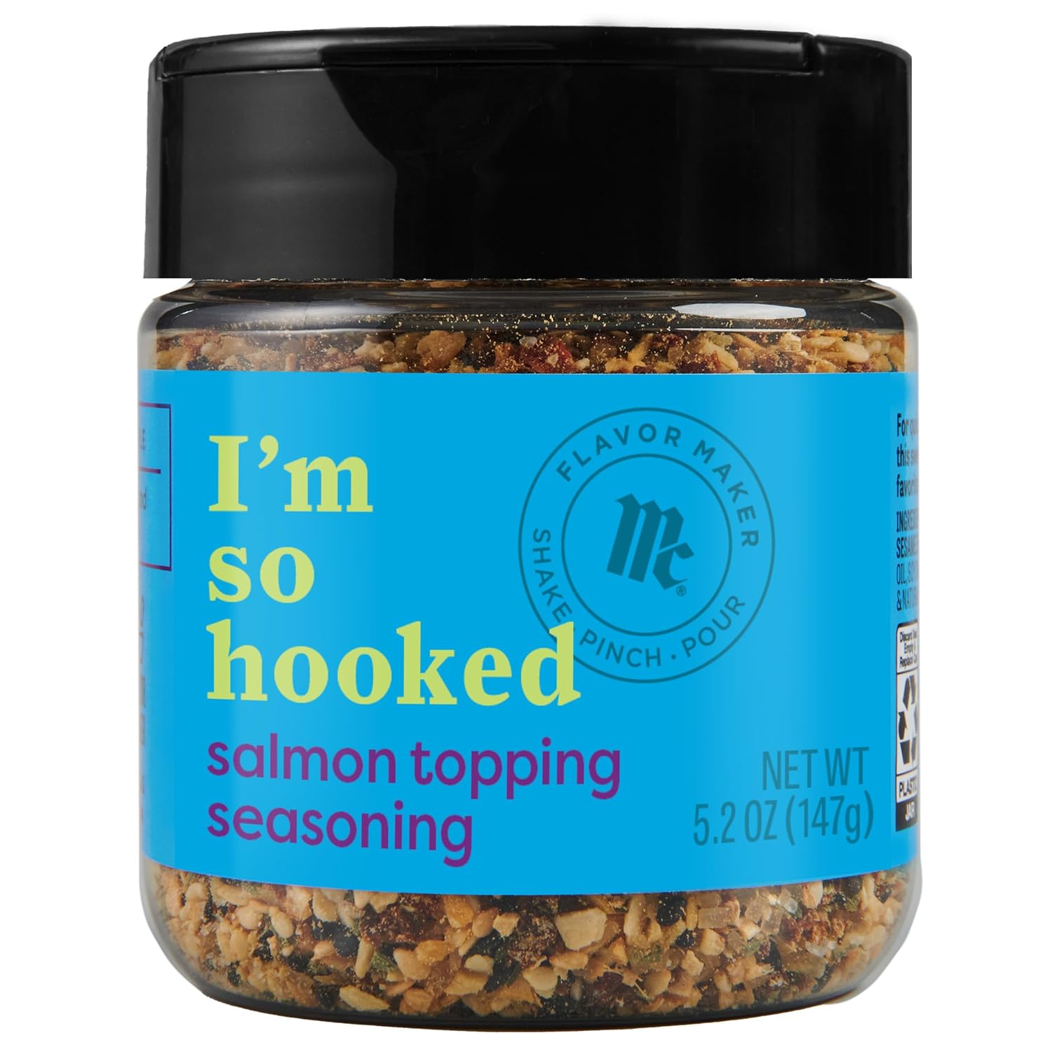 Mccormick Salmon Topping Seasoning, Flavor Maker, 5.2 Oz