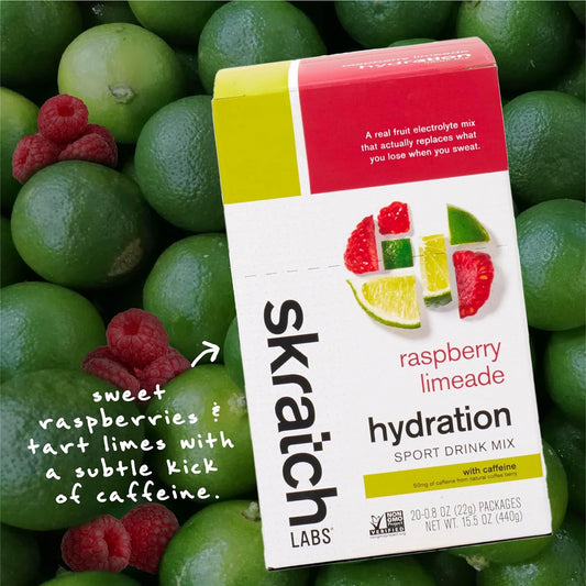 SKRATCH LABS Hydration Packets- Hydration Sport Drink Mix, Raspberry L