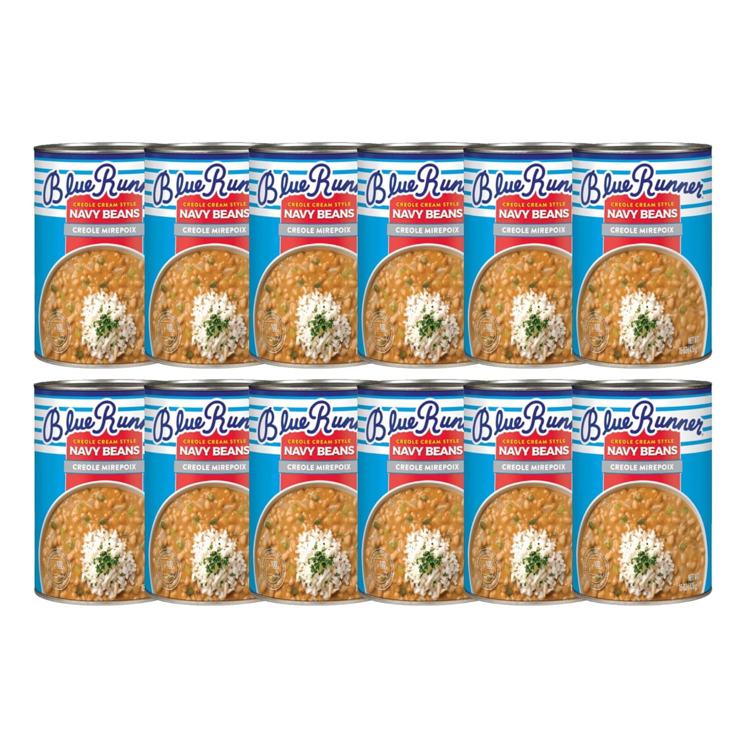 Blue Runner Creole Cream Style Red Beans 27Oz Can