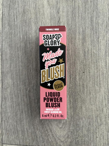 Soap And Glory Made You Blush, Liquid Powder Blush, Twinkle Rose