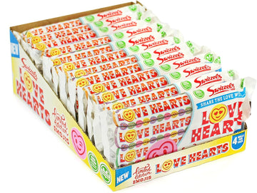Swizzels Original Love Hearts - A Delicious And Fruity Selection Of Classic Candy Conversation Hearts 127G