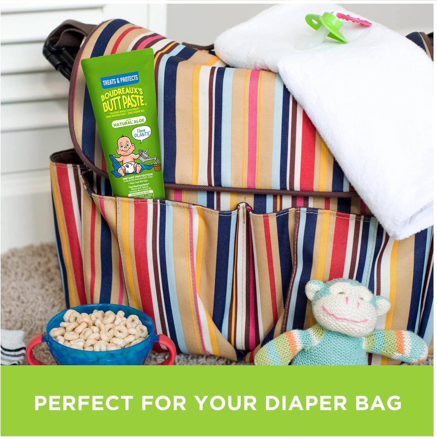 Boudreaux'S Butt Paste With Natural* Aloe Diaper Rash Cream, Ointment For Baby, 4 Oz Tube : Baby