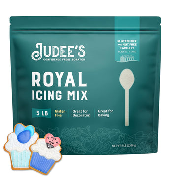 Judee'S Royal Icing Mix 5 Lb - Frost Cookies Like A Professional - Great For Decorating And Baking - Just Add Water - Non-Gmo, Gluten-Free And Nut Free