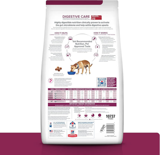 Hill'S Prescription Diet I/D Digestive Care Small Bites Chicken Flavor Dry Dog Food, Veterinary Diet, 7 Lb. Bag