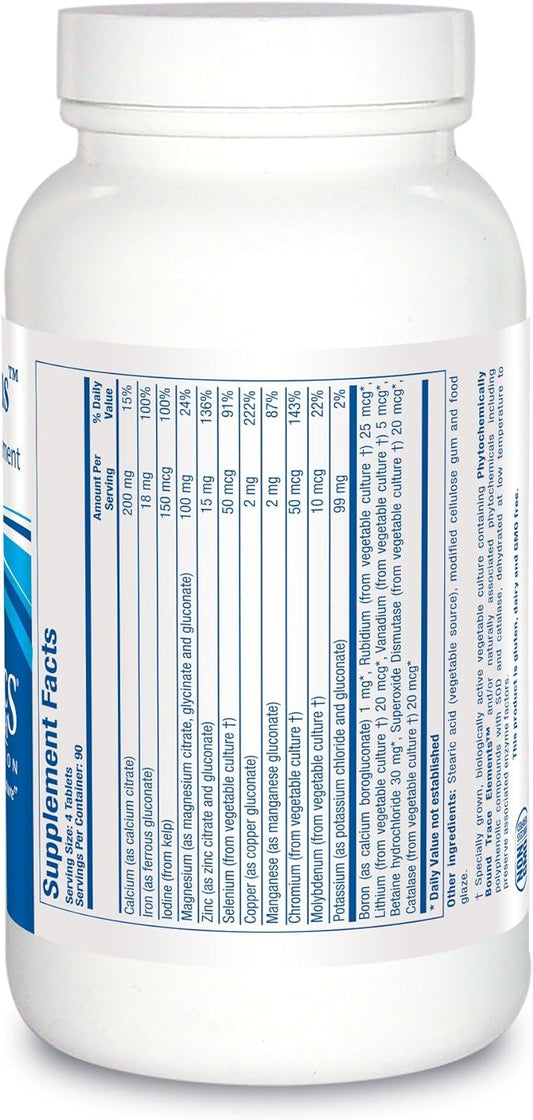 Biotics Research Multi Mins Multi Mineral Complex, Full Spectrum Mineral Complex, Balanced Source Of Mineral Chelates And Whole Food, Phytochemically Bound Trace Minerals, Easily Absorbed. 360 Tabs