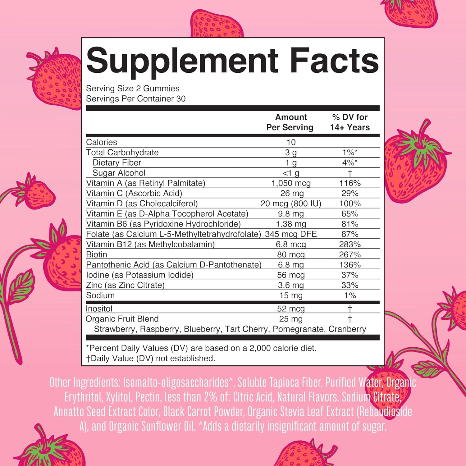 MaryRuth's Multivitamin for Women 14+ | Women's Multivitamin Gummies | Immune Support Daily Women's Multivitamin | Skin Health | Gummy Vitamins for Women | Sugar Free | Vegan | Non-GMO | 60 Count : Health & Household