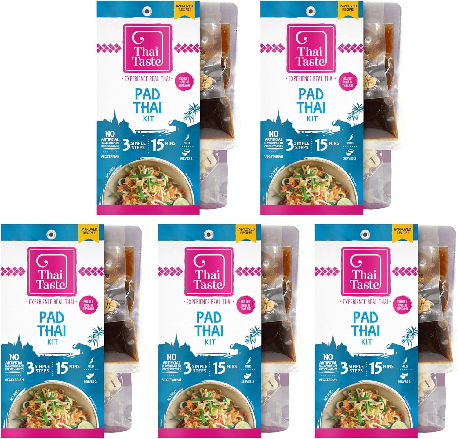 Thai Taste Pad Thai Meal Kit 232G - Pack Of 5