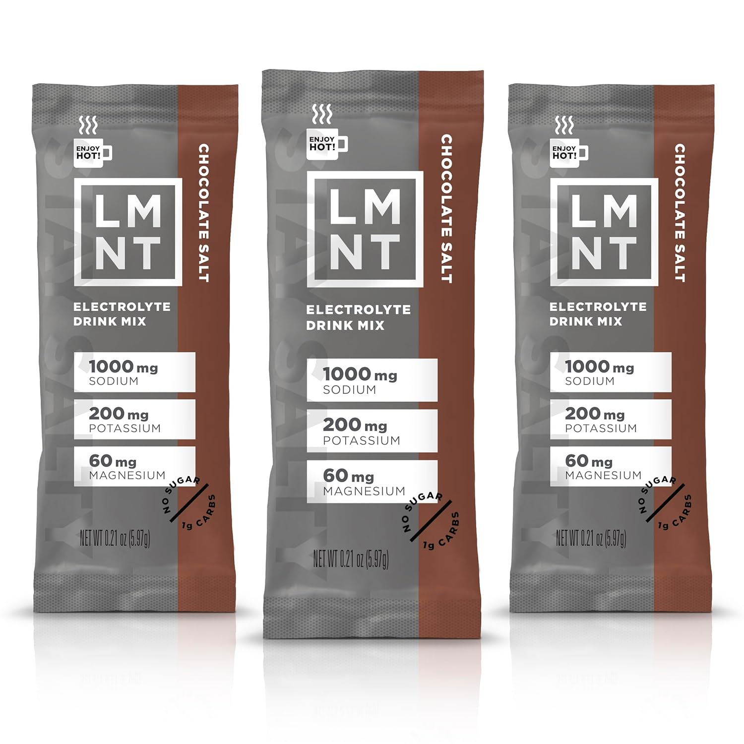 Lmnt Zero Sugar Hot Chocolate Or Coffee Mixer - Chocolate Salt | Drink Mix | 30 Count