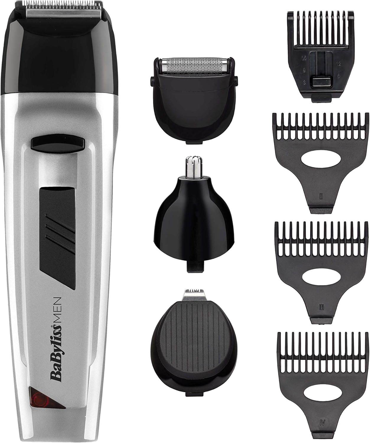 7056Nu Babyliss Men 8 In 1 All Over Grooming Kit