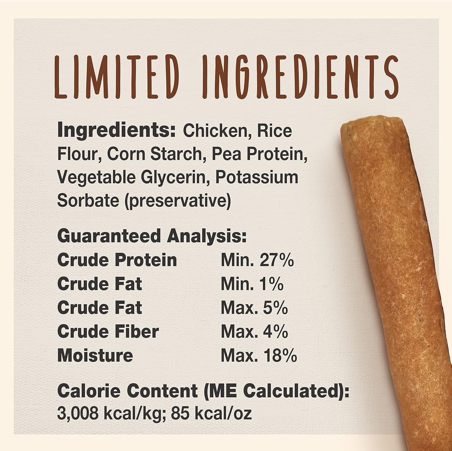 Cadet Gourmet Savory Chicken Rolls Rawhide Alternative Savory Rolls 6 oz. : Pet Supplies
