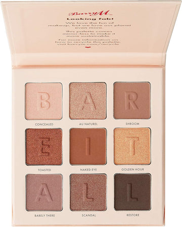 Barry M Cosmetics Bare It All Natural Eyeshadow Palette