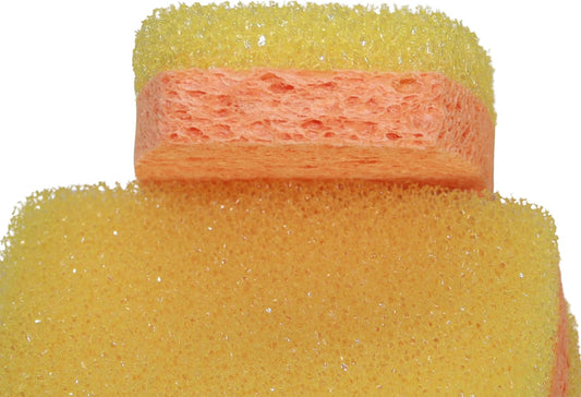 Dawn Scrubtastic Non-Scratch Scrubber Sponge (3 Pack), Medium, Yellow