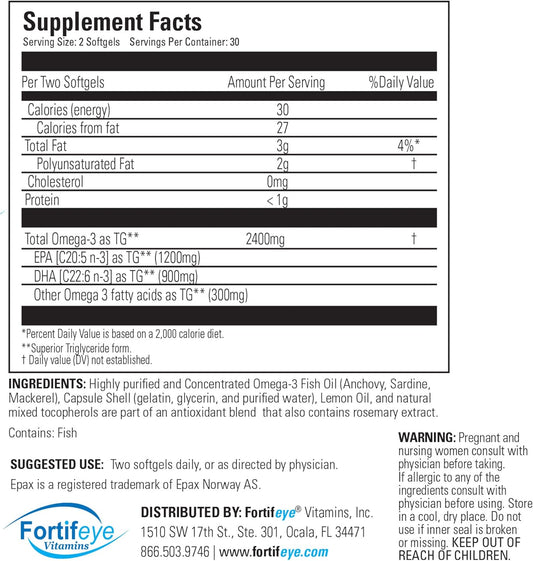Super Omega-3 Max Fish Oil | 2400 Mg Omega 3 | High Potency With Epa And Dha | Lemon Flavor | 30 Servings