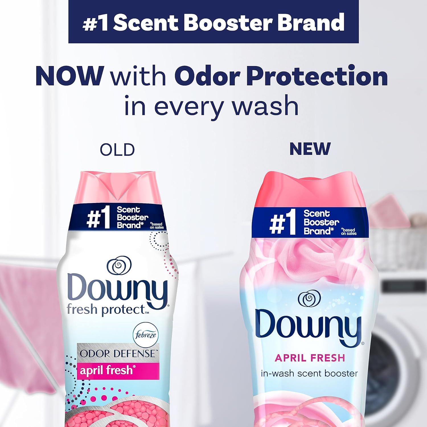Downy In-Wash Laundry Scent Booster Beads, April Fresh, 18.2 oz : Health & Household
