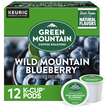 Green Mountain Coffee Roasters Wild Mountain Blueberry Keurig Single-Serve K-Cup pods, Light Roast Coffee, 72 Count (6 Packs of 12)