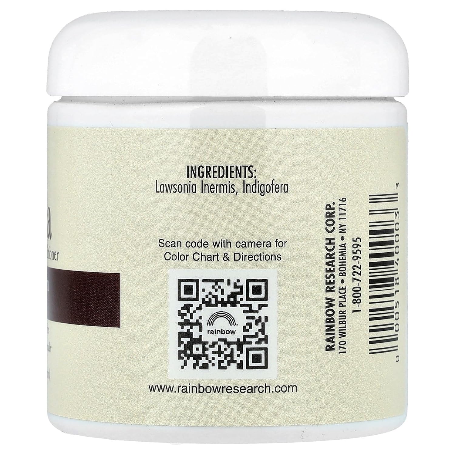 Rainbow Research Henna Persian Dark Brown 4 Fz12