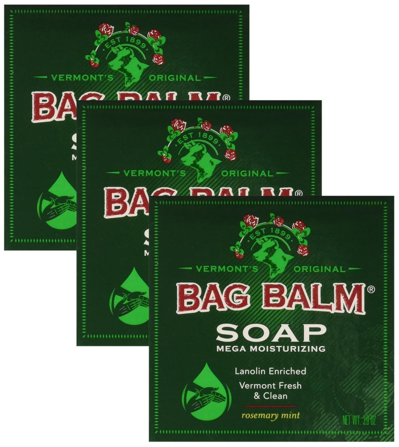 Bag Balm Vermont'S Original Mega Moisturising Soap (1 Pack)