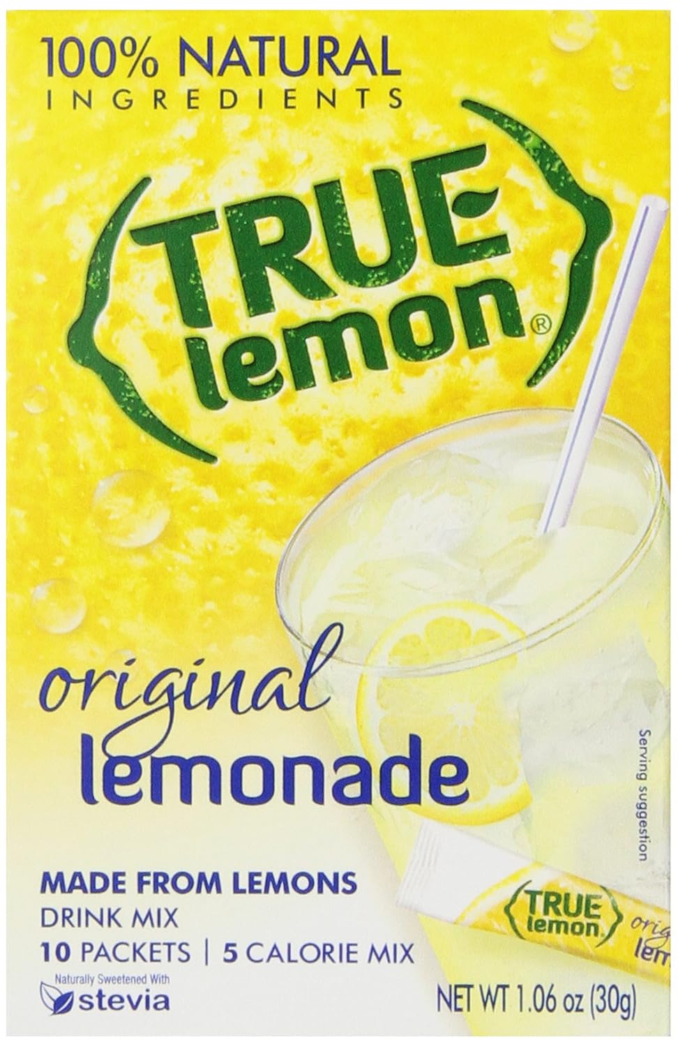 True Lemon Lemonade Drink Mix, 10 Count, 1.6Oz