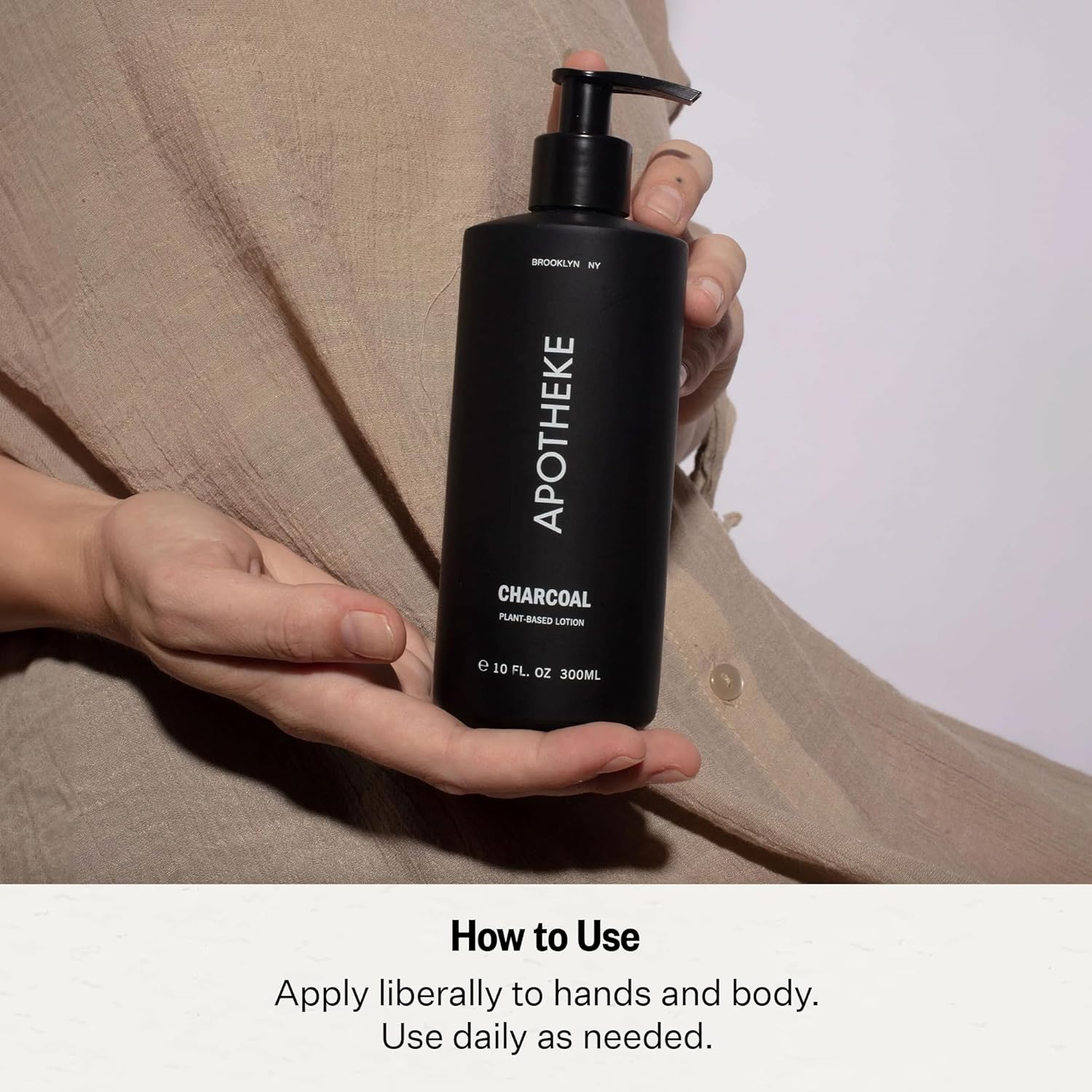 Apotheke Scented Hand & Body Lotion For Women & Men, Charcoal (10 Fl Oz) : Beauty & Personal Care