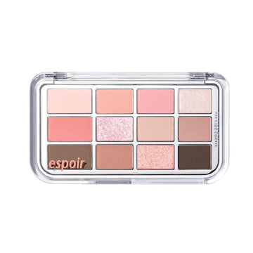 Espoir Eye Core Palette #1 Posh Coral | 12 Versatile Colors For Various Uses | Spring Warm Tone Eyeshadow Palette With Coral-Based Shades For A Vibrant Eye Makeup Look