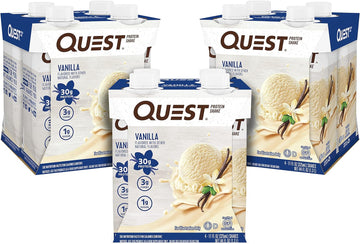 Quest Nutrition Vanilla Protein Shake, High Protein, Low Carb, Gluten