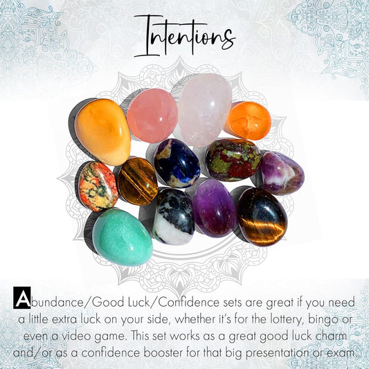 Cool, Calm & Happy Small (10-15Mm) Healing Crystal Stones - Set Of Concern & Worry Relief Polished Stones-Bronzite Amethyst Adventurine Tiger'S Eye Sodalite Jasper & Rose Quartz With Bonus Crystals!