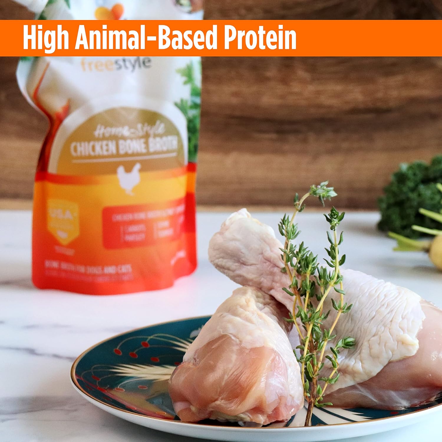 Nulo Freestyle Bone Broth, Premium Food Topper for Cats and Dogs, with Collagen and Chondroitin Sulfate to Help Boost The Quality of Your Pet’s Coat and Skin, 20 FL Oz Pouch: Pet Supplies: Amazon.com