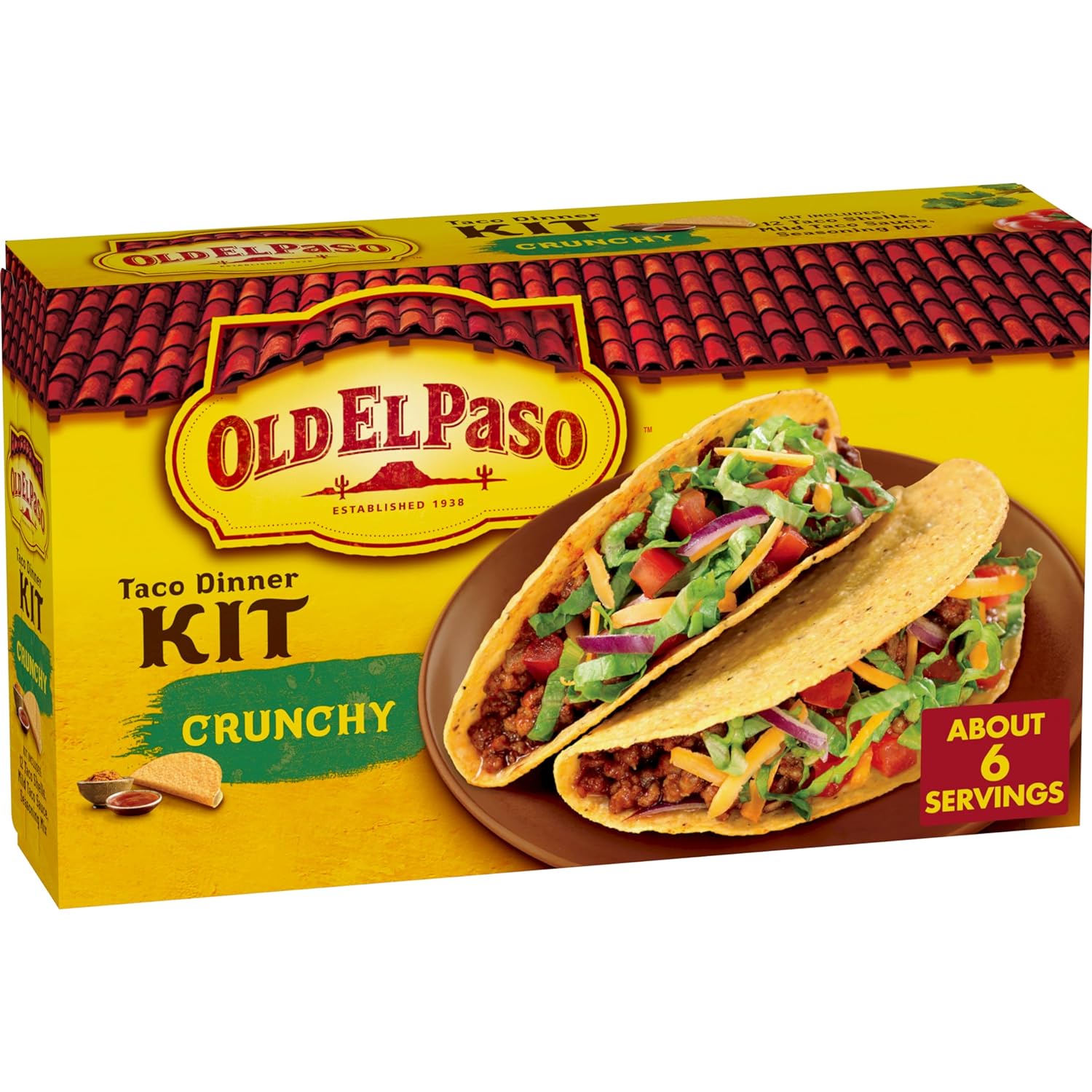 Old El Paso Taco Dinner Kit, Crunchy, 8.8 oz