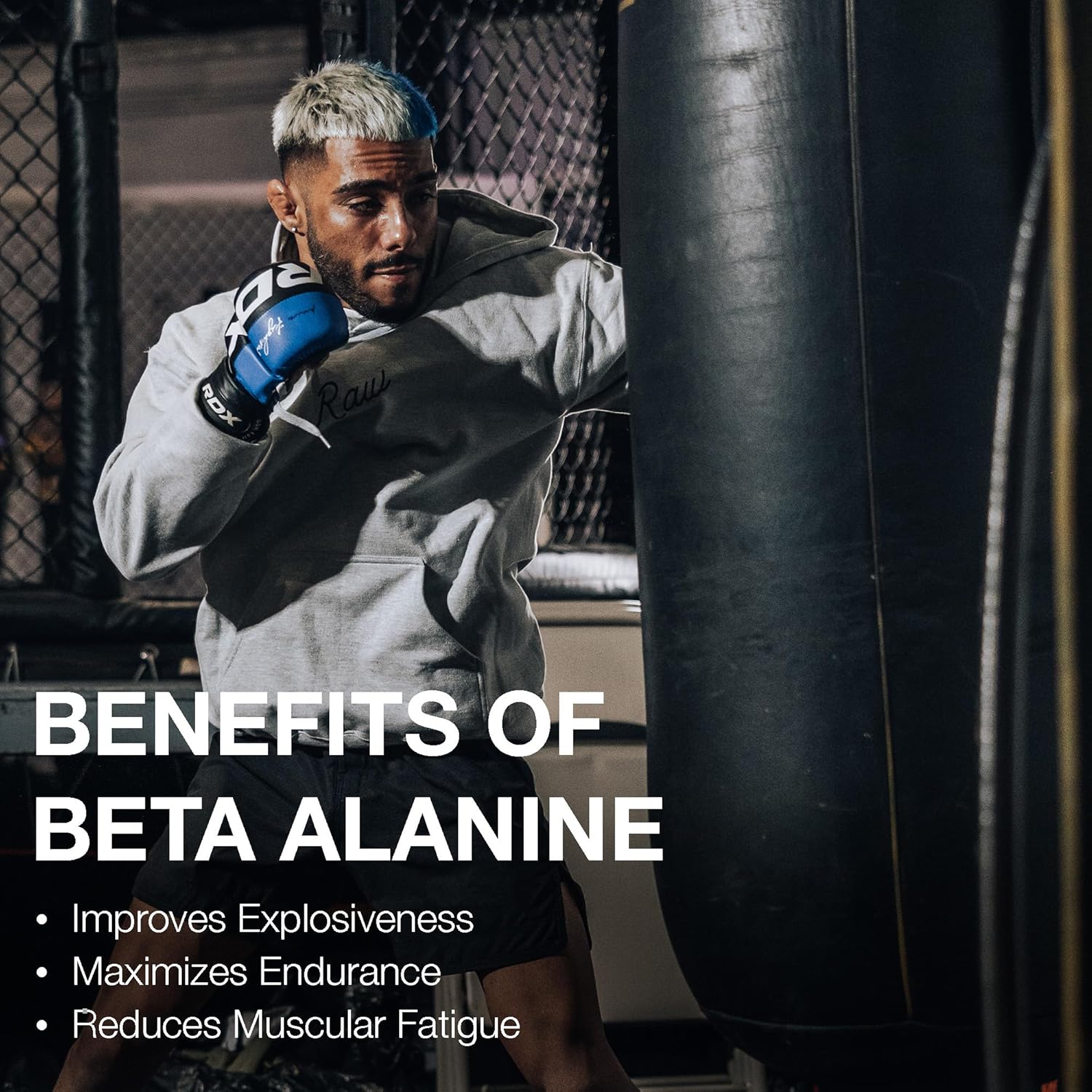 RAW Beta Alanine Powder, Unflavored (60 Servings) - Pre-Workout Powder for Men & Women - Beta Alanine Supplement for Workout Endurance - Preworkout Beta Alanine Powder for Reduced Muscular Fatigue : Health & Household