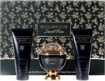 Afnan Souvenir Desert Rose Eau De Parfum For Women, 3.4 Fl. Oz