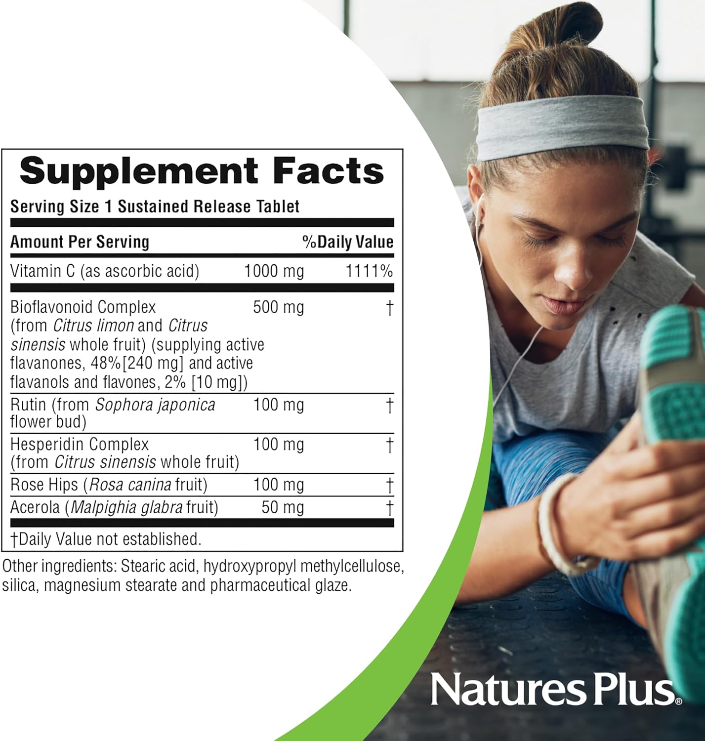 Sustained Release Super C Complex, 60 Tablets, Naturesplus