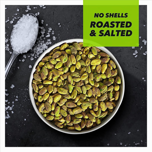 Wonderful Pistachios No Shells, Roasted & Salted Nuts, 2.5 Ounce Bag, Protein Snacks, Healthy Snack, Lunch Snacks