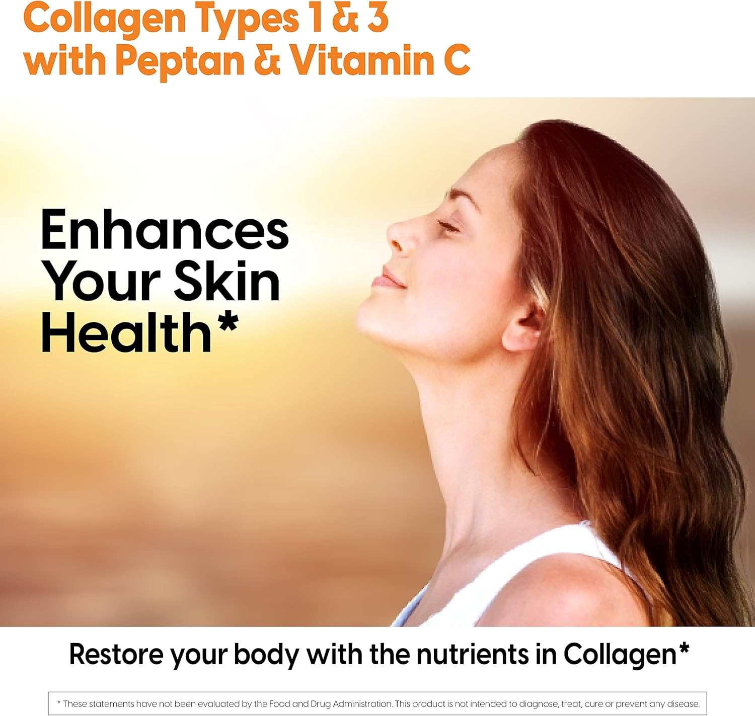 Doctor'S Best Collagen Types 1 & 3 With Peptan, Non-Gmo, Gluten Free, Soy Free, Supports Hair, Skin, Nails, Tendons & Bones, 1000 Mg, 540 Tablets : Health & Household