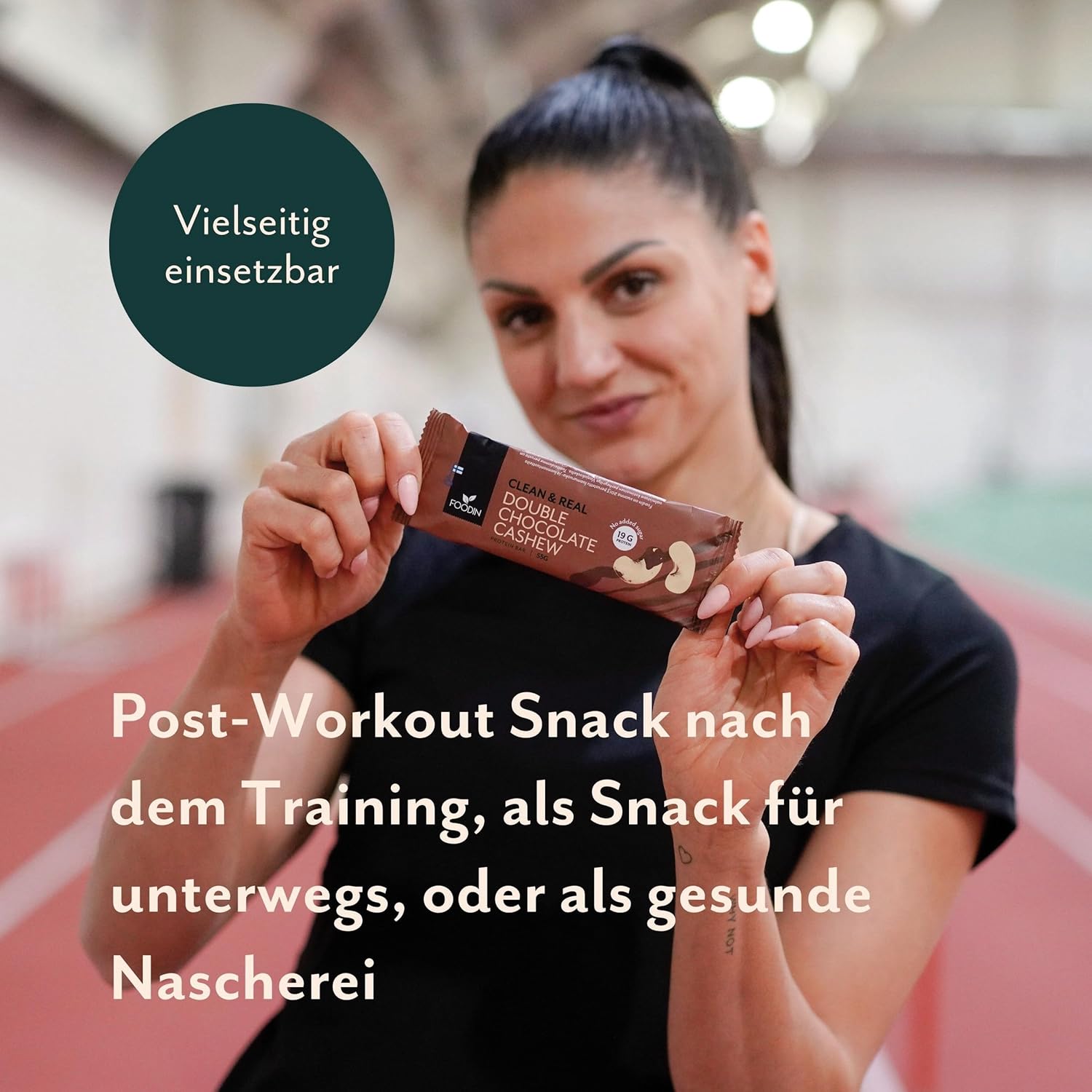 Foodin Klean And Real Protein Bar Double Chocolate Cashew 55G