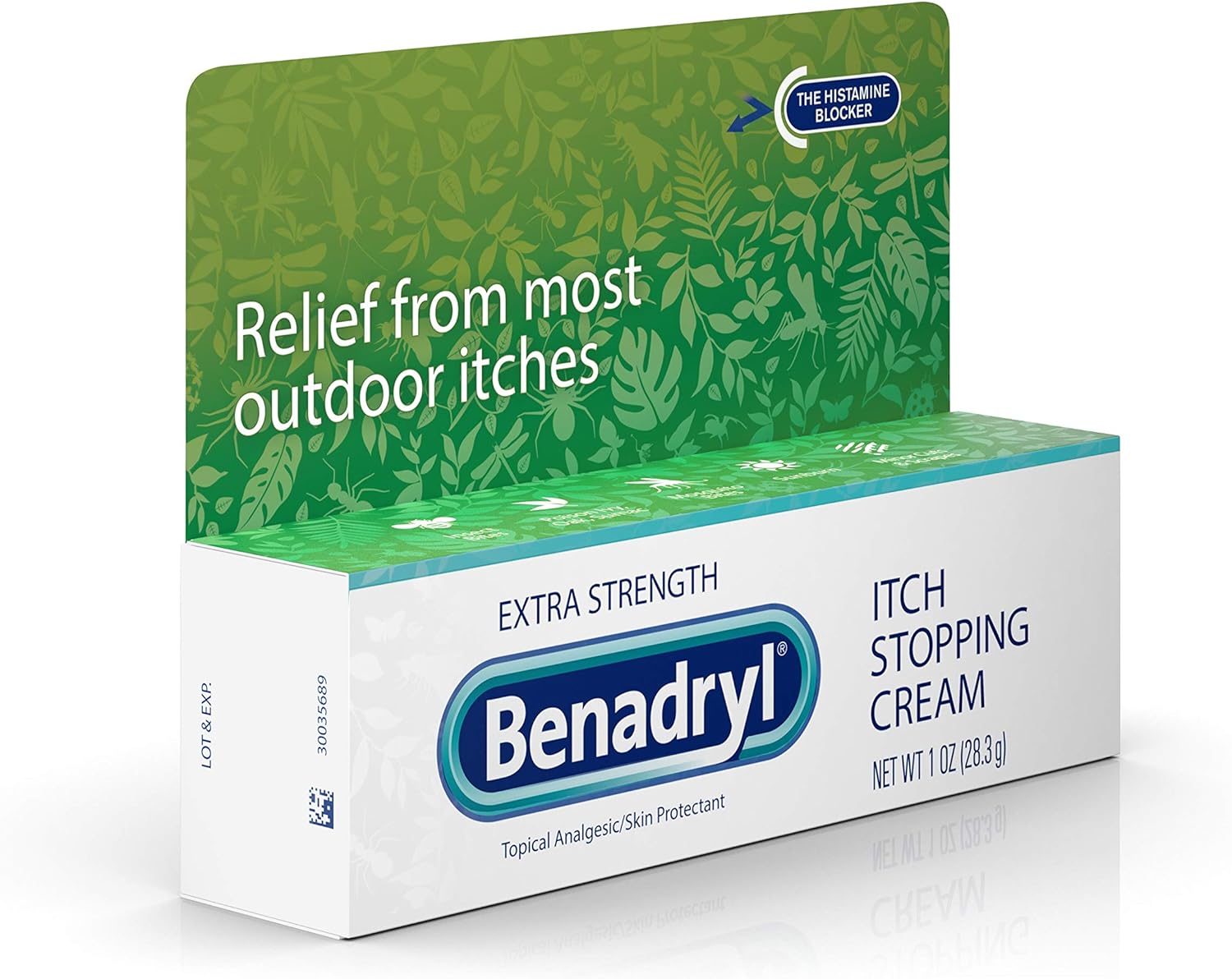 Benadryl Extra Strength Itch Stopping Cream, 1 Ounce : Home & Kitchen