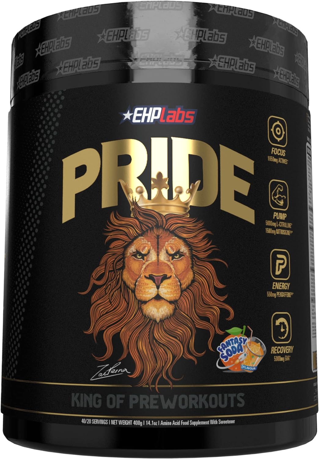 EHP Labs Pride Pre Workout Supplement Powder - Full Strength Pre-Worko