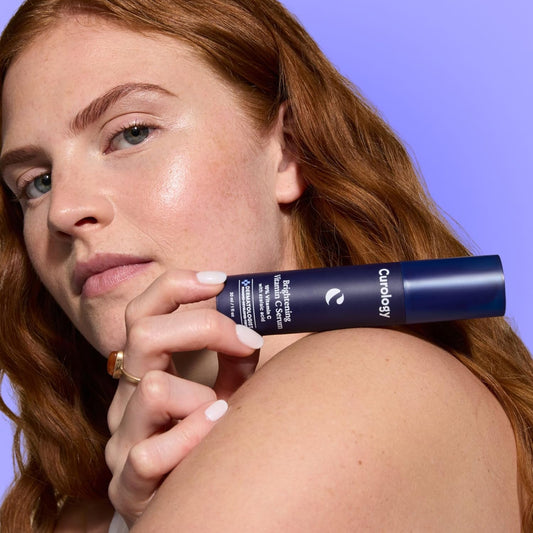 Curology Brightening Vitamin C Serum, 10% Vitamin C With Azelaic Acid, Visibly Evens Skin Tone, Smooths Texture, And Calms Redness, Milky Texture, 1 Fl Oz