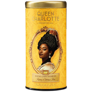 The Republic Of Tea - Young Lady Danbury Topaz Citrus Herbal Tea, 36 Tea Bags, Caffeine-Free Hibiscus Tea Inspired By Queen Charlotte: A Bridgerton Story