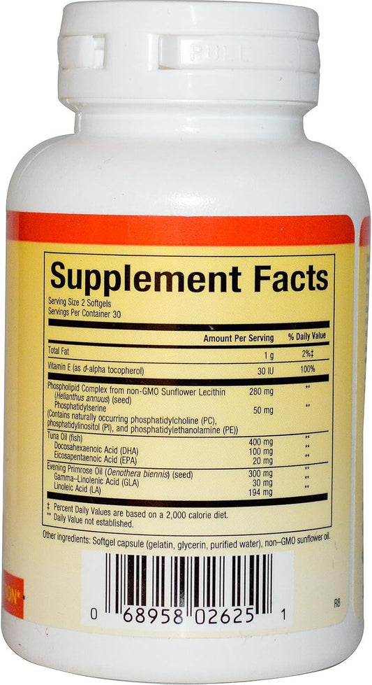 Natural Factors PS - IQ Memory, 60 Softgels