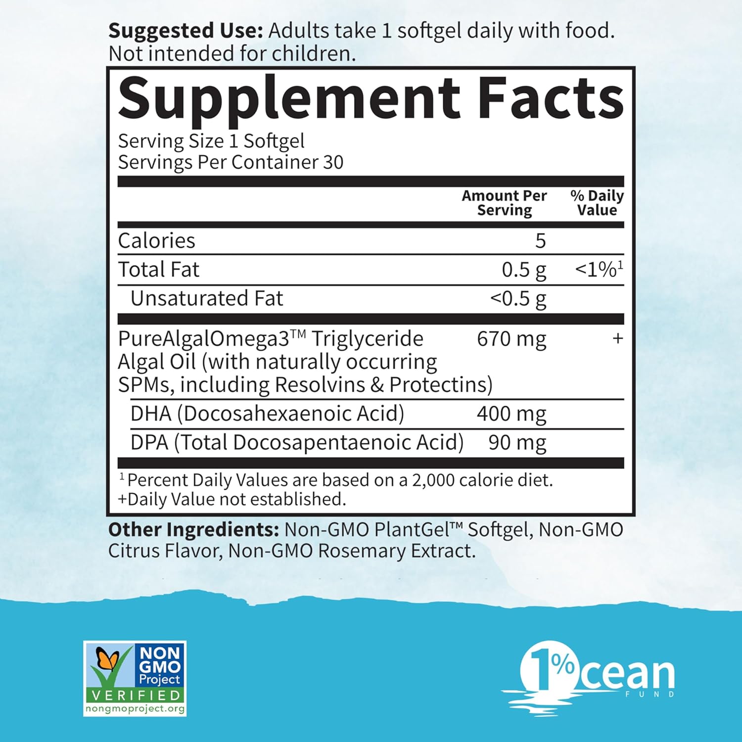 Garden Of Life Dr. Formulated Prenatal Vegan Dha - Certified Vegan Omega 3 Supplement With 400Mg Dha + Dpa From Algal Omega 3 In Triglyceride Form, Non-Gmo Algae Omega 3 For Vegans, 30 Softgels