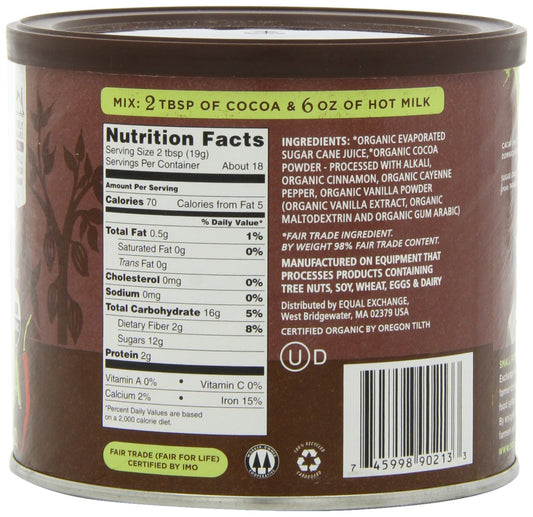 Equal Exchange Organic Spicy Hot Cocoa, 12 Oz
