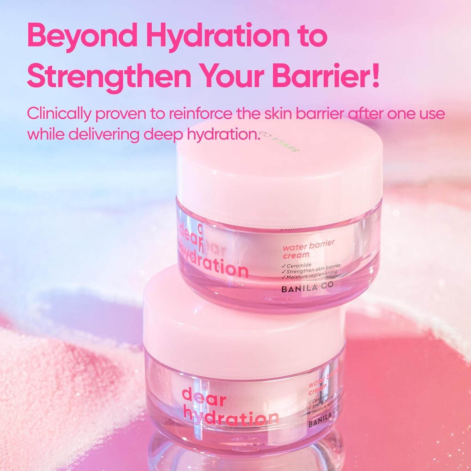 Banila Co Dear Hydration Water Barrier Cream | Lightweight Moisturizer For Soft Skin | Improve Skin Barrier With Ceramide | Dermatologist Tested (50Ml / 1.69 Fl Oz) : Beauty & Personal Care