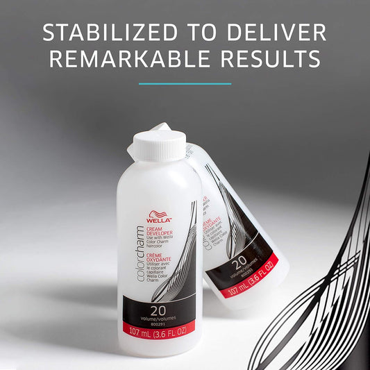 Colorcharm Clear Liquid Hair Color Developer | 20 Volume | For Optimal Gray Blending And Rich| 32 Fl Oz