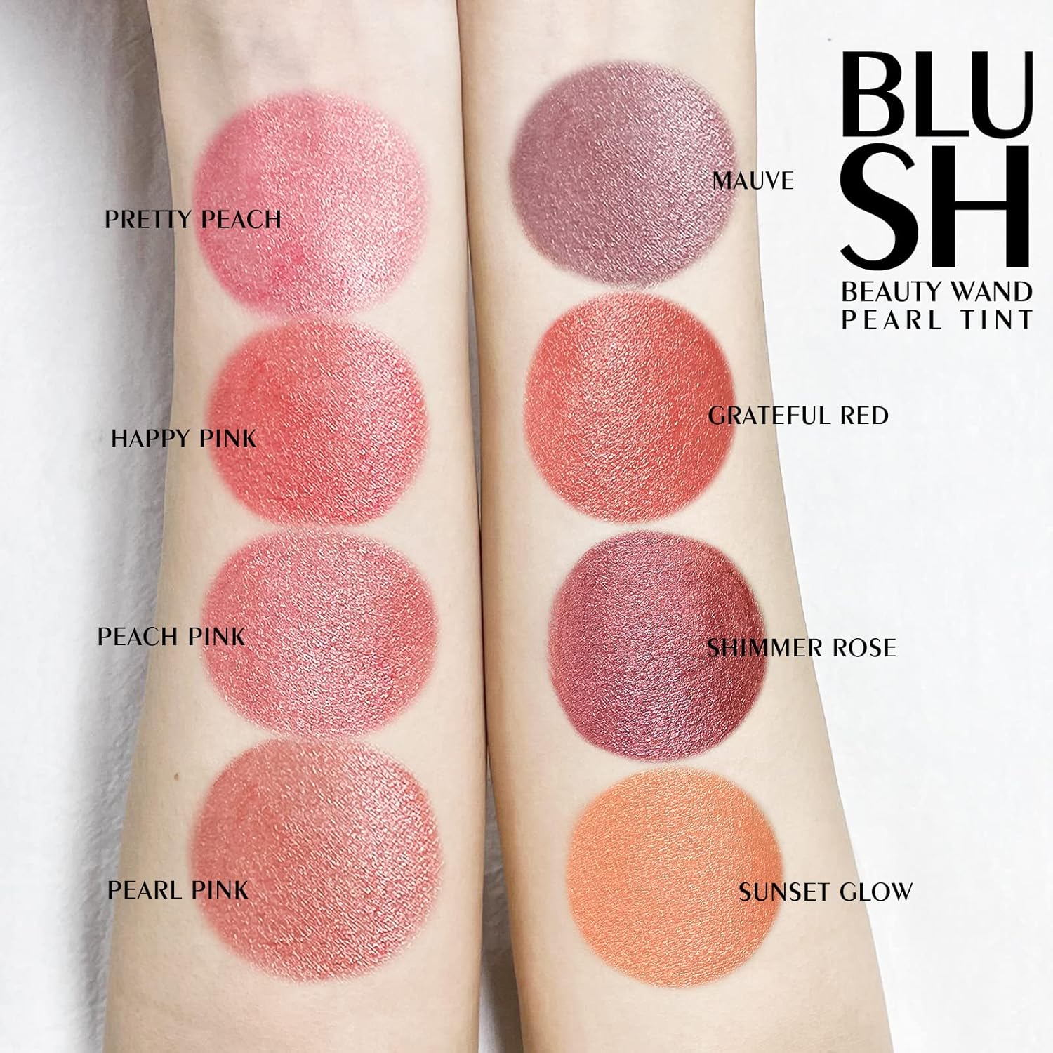 Kyda Blush Beauty Wand, Shimmer Face Blush With Cushion Applicator, Natural Pearl Finish, Silky Smooth Creamy Formula, Lightweight Blendable Blush Rouge Stick-Pearl Pink : Beauty & Personal Care
