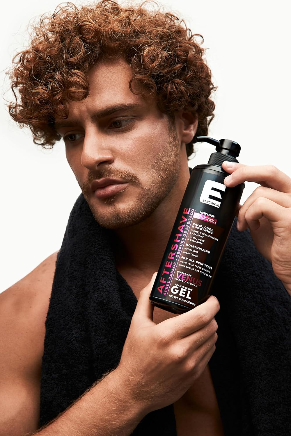 Elegance After Shave Lotion For Men, 500Ml, Venus (Pink), Real Shaving Relief, After Shave That Hydrates And Revitalizes Your Skin, 16.9 Oz Venus Pink) : Beauty & Personal Care