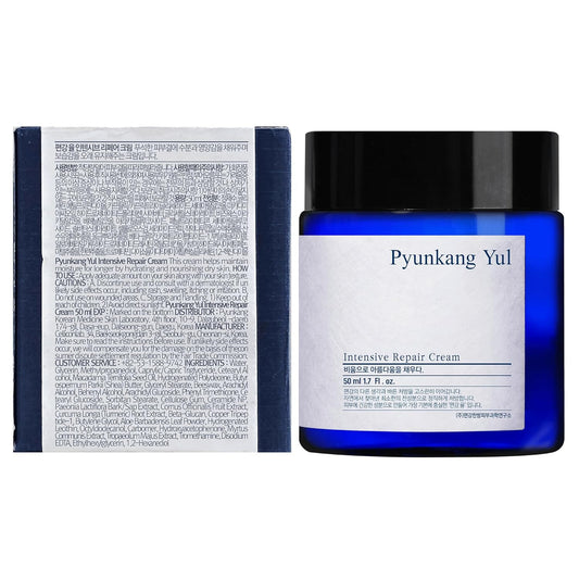 Pyunkang Yul Intensive Repair Cream - Ceramide Moisturizer For Dry Skin With Shea Butter & Macadamia Oil, 1.7 Fl. Oz