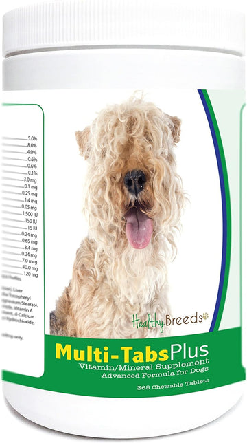 Healthy Breeds Lakeland Terrier Multi-Tabs Plus Chewable Tablets 365 Count : Pet Supplies