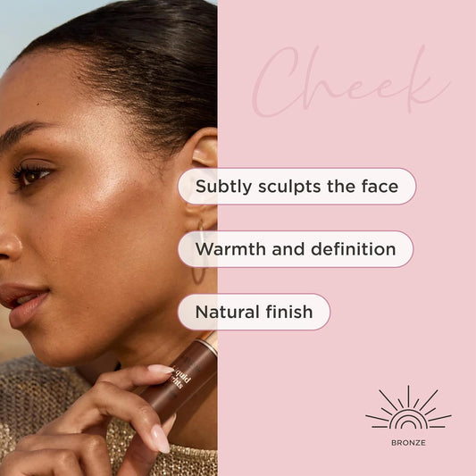 Liquid Lights Bronzer From Sculpted By Aimee (Warm Bronze) – 20G Vegan Matte Bronzer For Sculpting And Definition – 3 Shades For Light, Warm Or Deep Bronze Effect