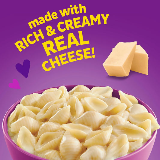 Annie'S Deluxe Macaroni And Cheese With Organic Pasta, Real White Cheddar Cheese And Shells, 11 Oz