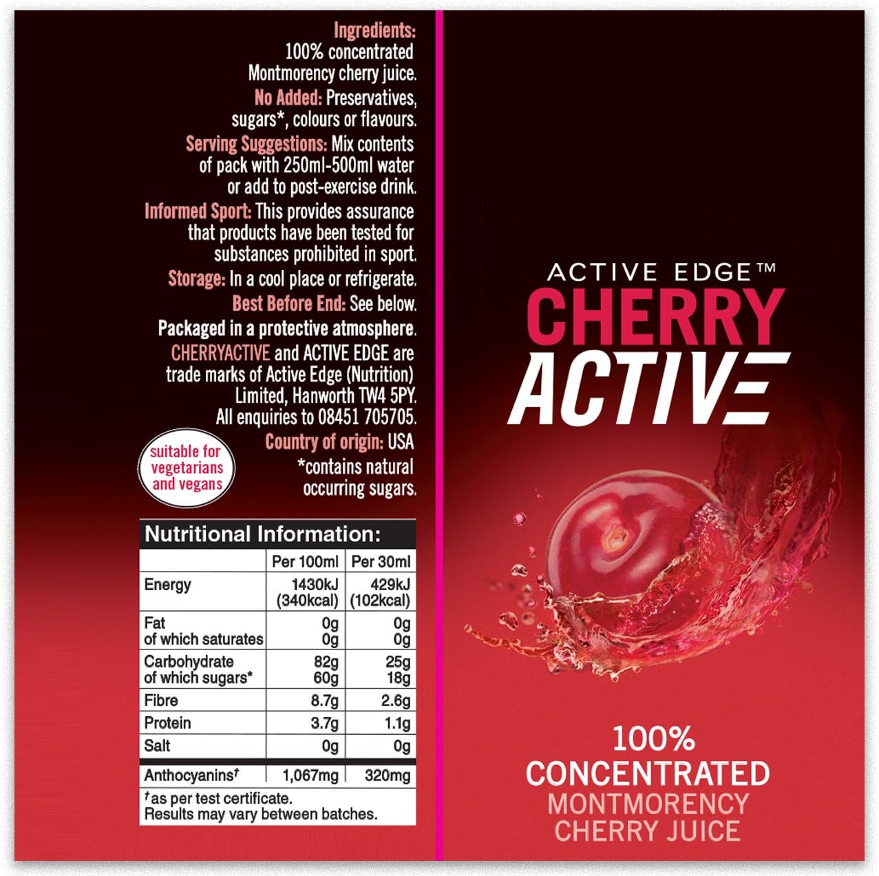 Cherryactive Concentrate 30 Ml (Pack Of 24)